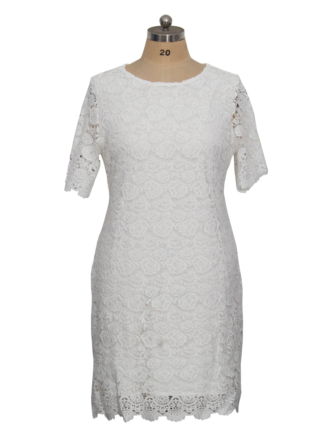 Plus Size Elegant Party Dresses White Woman Summer Embroidery Floral Wedding Gu image 3