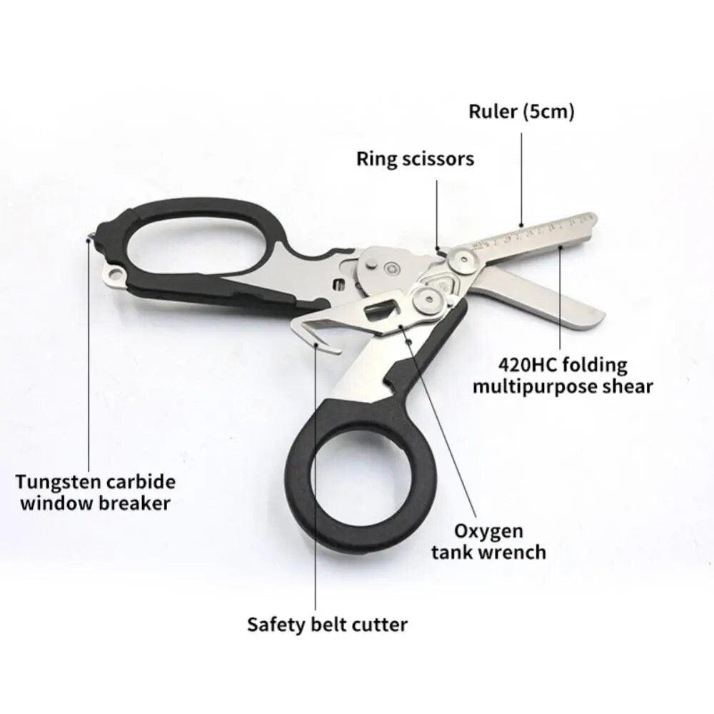 Raptor Emergency Response Shears Holster Holder Strap Cutter Glass Breaker Safe image 1