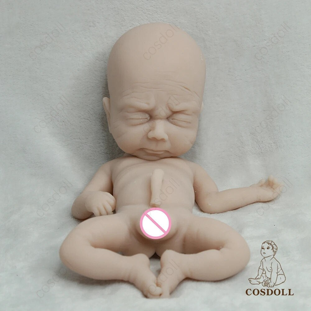 CSODOLL 37CM Reborn Dolls with Soft Body Realistic Boy Baby Doll Christmas Birt image 0