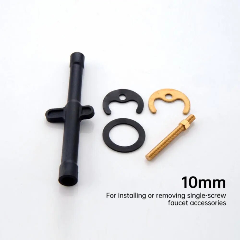 1/2PCS Plumbing Key 9/10/11/12mm Tap Wrench Flume Wrench Sink Faucet Socket Wre image 2