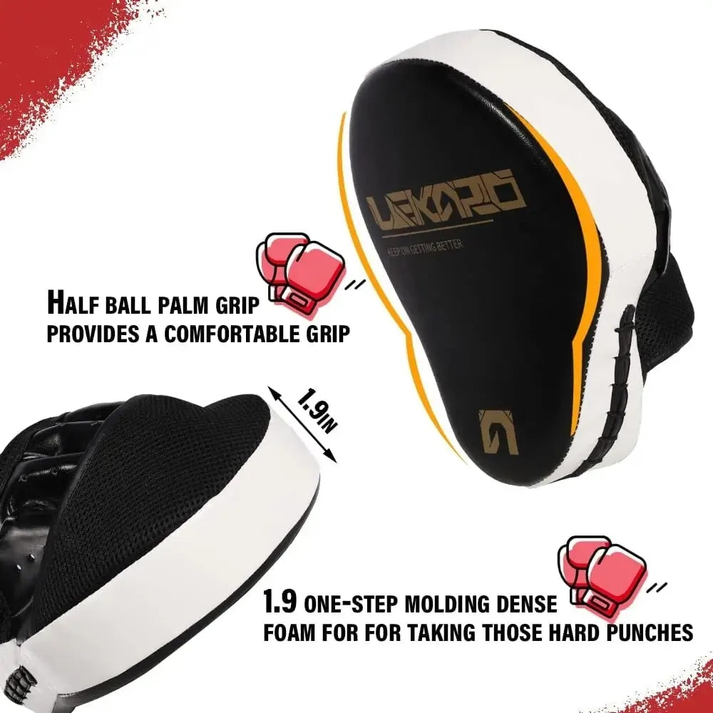Lekaro Boxing Pu Kick Pad Muay Thai Sanda Foot Target High Elastic Training Blo image 6