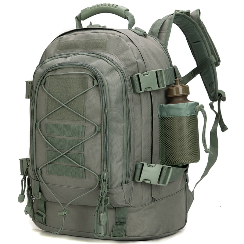 Mochila táctica militar Molle de 60 l para hombre, bolsa de escalada para senderismo y exteriores, para agua