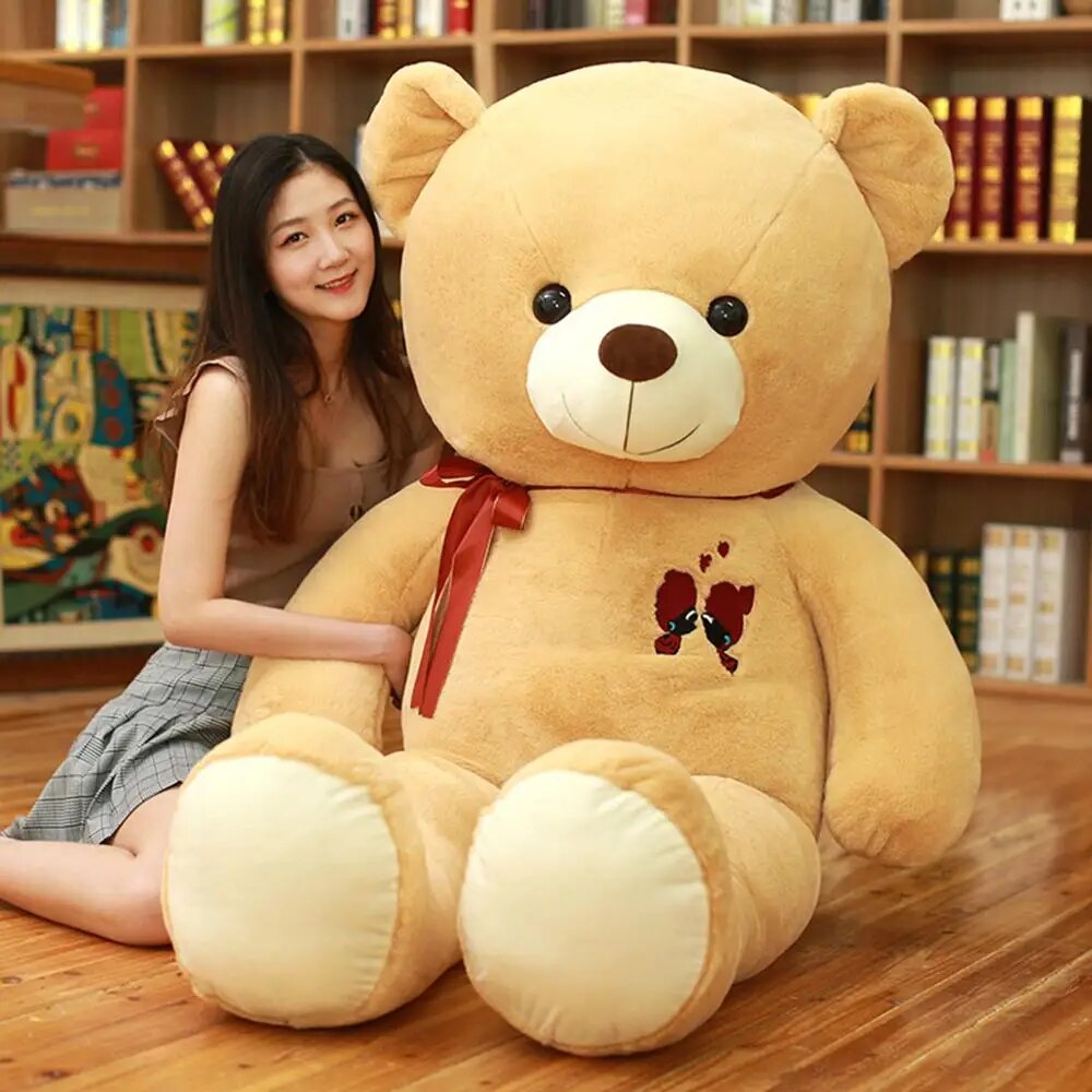 Oso de peluche grande de 60 a 100 cm, precioso oso gigante, enorme animal de peluche suave