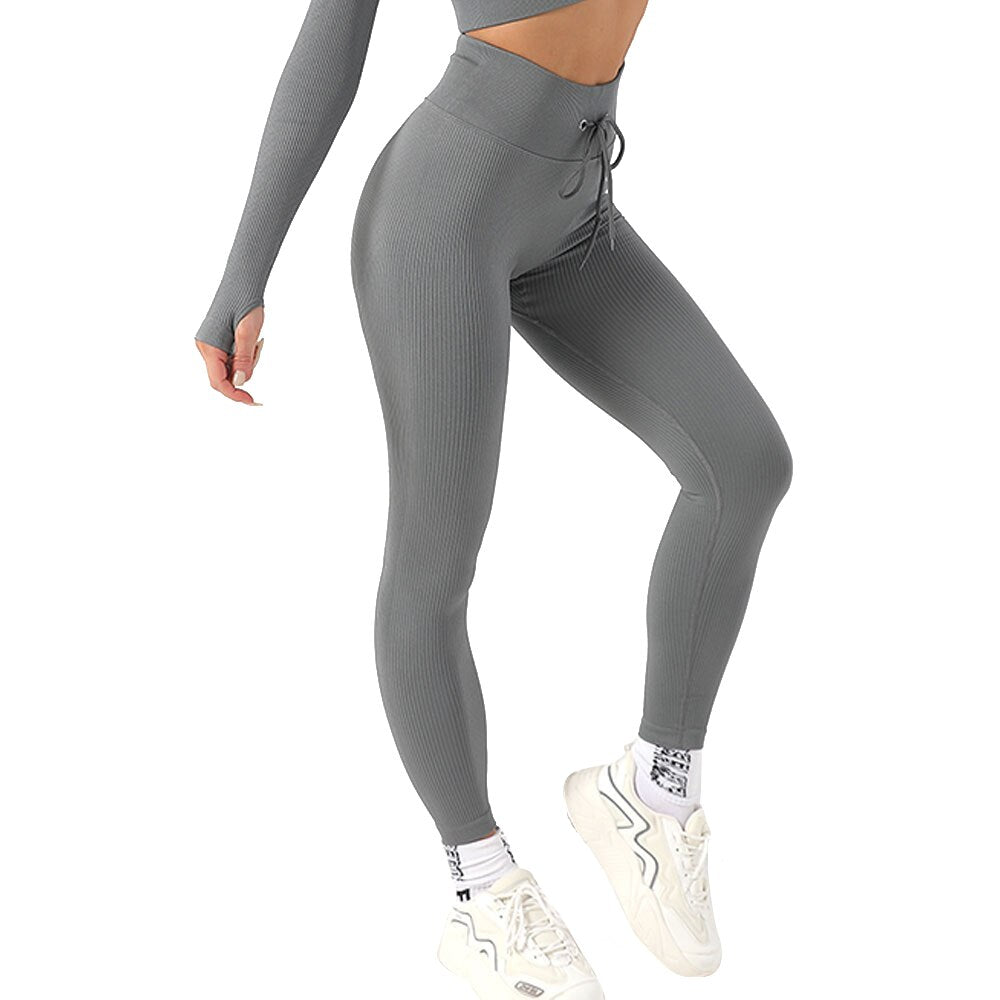 Ropa deportiva sin costuras OhSunny de stock en EE. UU. Ropa deportiva para mujer Chándal de gimnasio