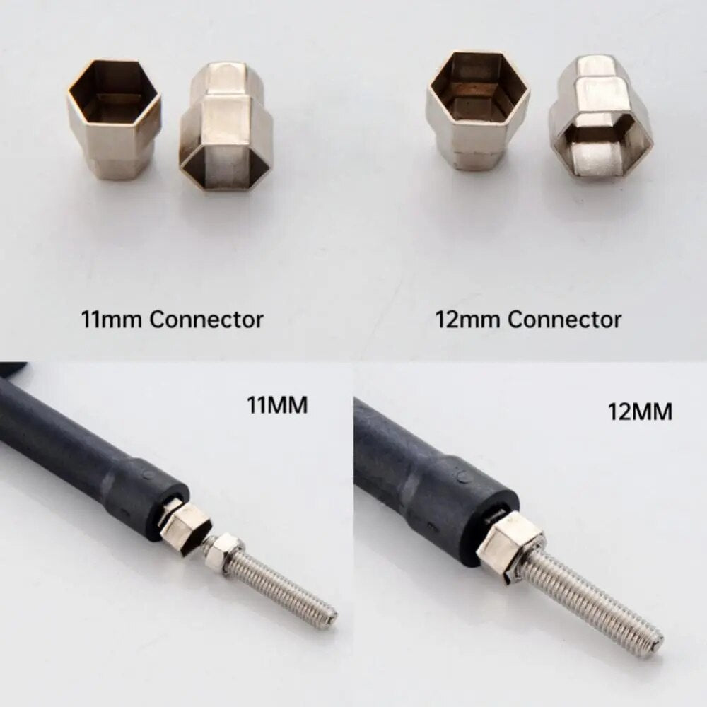 1/2PCS Plumbing Key 9/10/11/12mm Tap Wrench Flume Wrench Sink Faucet Socket Wre image 4