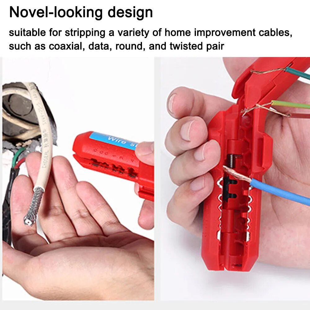 Mini Pocket Portable Wire Stripper Multifunctional Cable Wire Stripper Plier Ha image 6