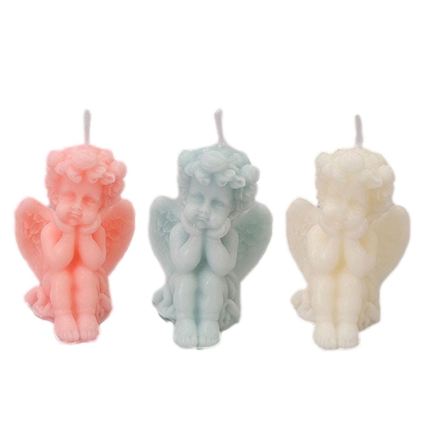 Art Candle 3D Little Angel Scented Candle Photo Props Banquet Birthday Party image 5