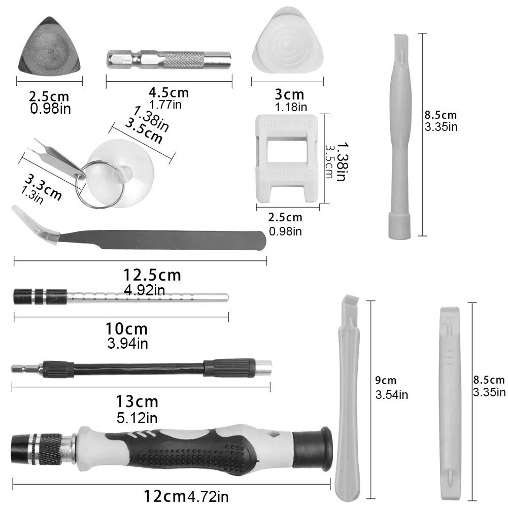 115 in 1 Magnetic Screwdriver Kit Computer Laptop Repair Kit Precision Screwdri image 2