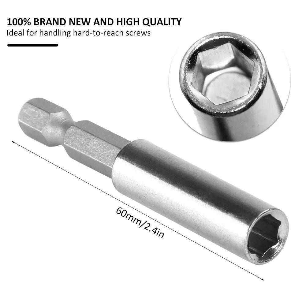 10Pcs Magnetic Drill Bit Extension 1/4 inch Hex Shank Magnetic Drill Bit Holder image 5