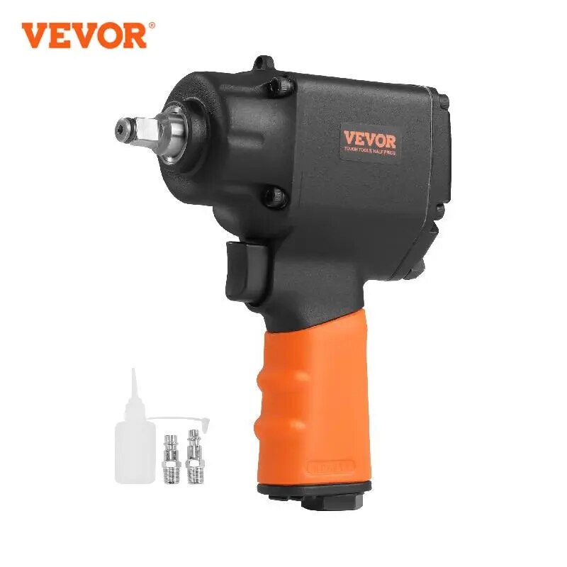 VEVOR Air Impact Wrench 3/8 Inch Square Drive 690ft lbs Pneumatic Impact Gun T image 1