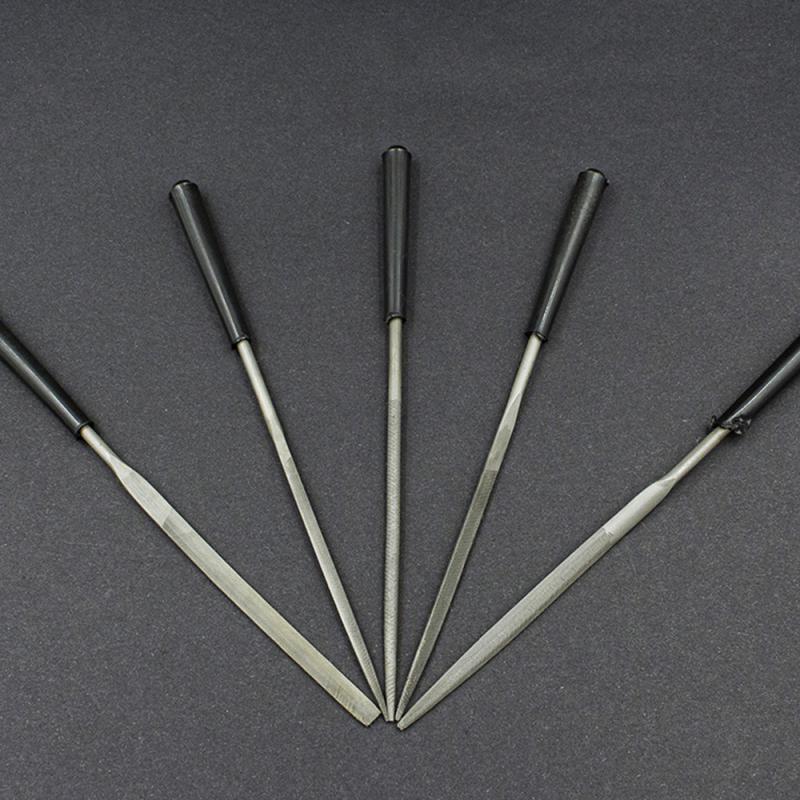 1/2PCS Files for Metal Jeweler Stone Polishing Wood Carving Craft Double-cut Pl image 6