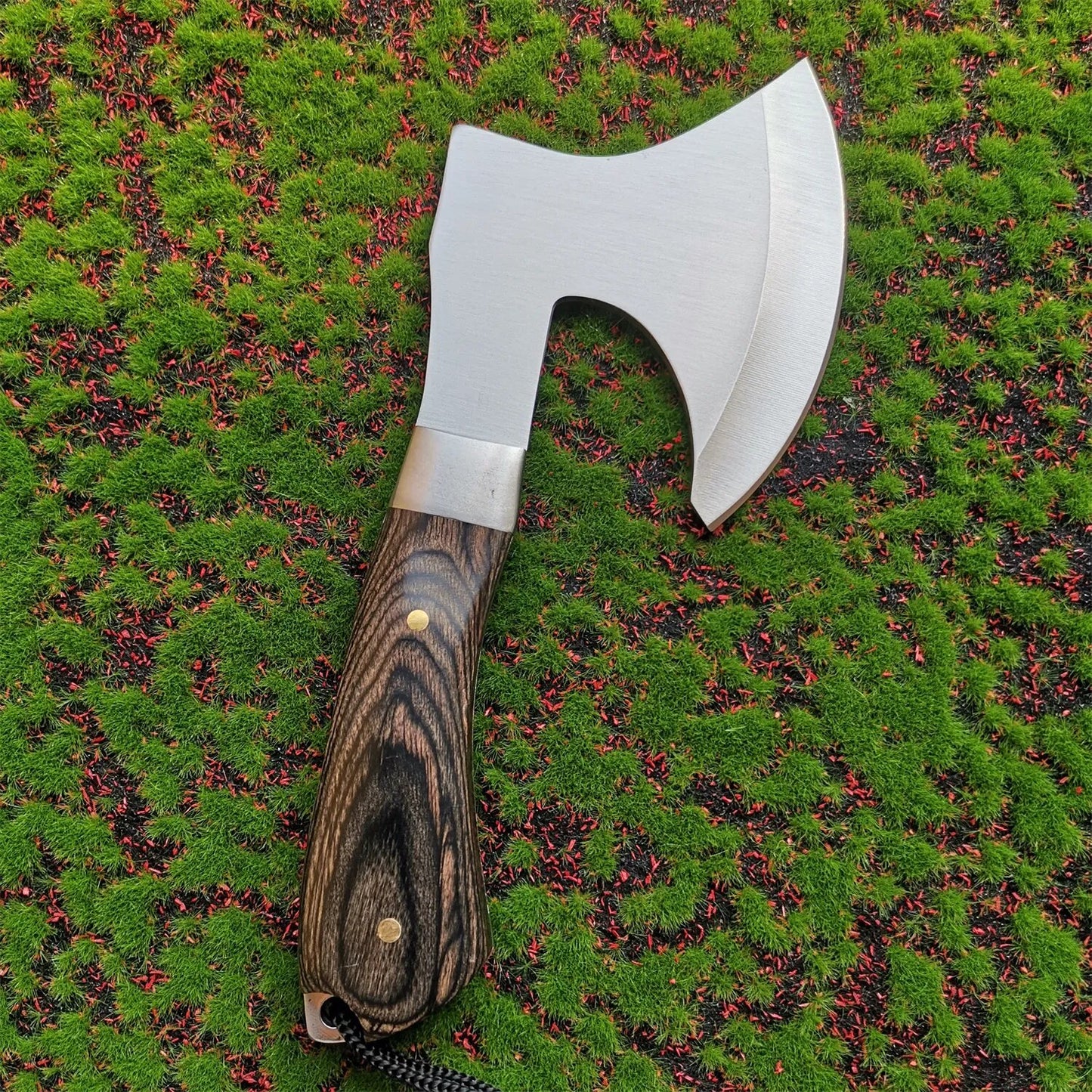 Axe Color Wood Handle Tactical Outdoor Self-defense Axe Multifunction Camping A image 2
