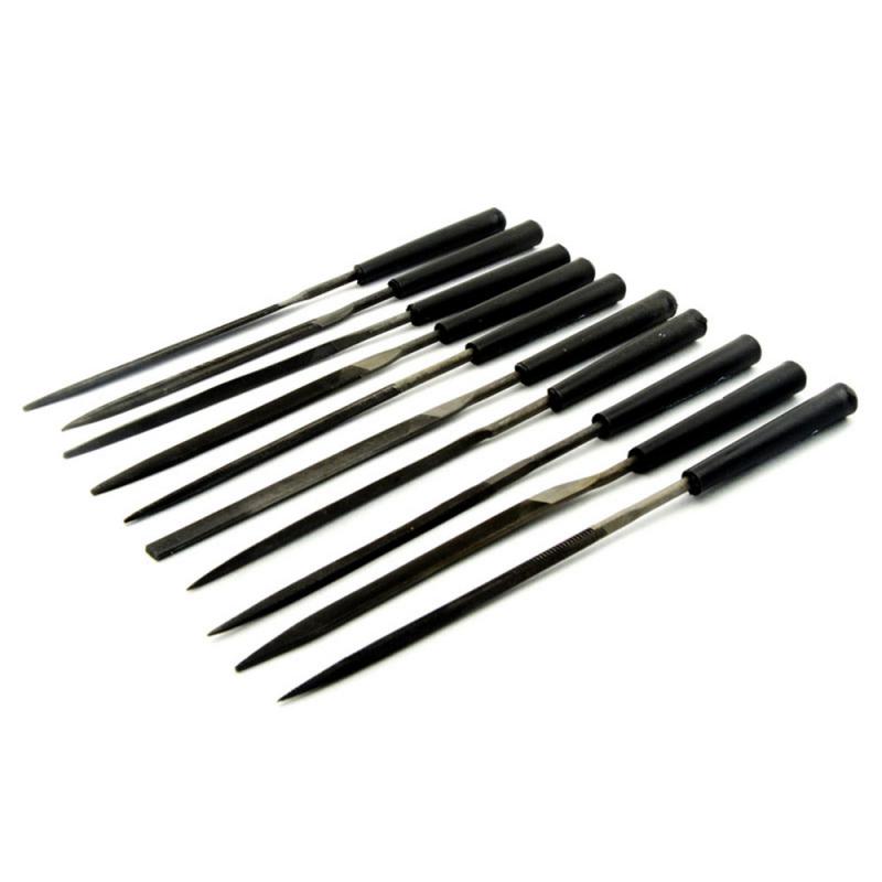 1/2PCS Files for Metal Jeweler Stone Polishing Wood Carving Craft Double-cut Pl image 5