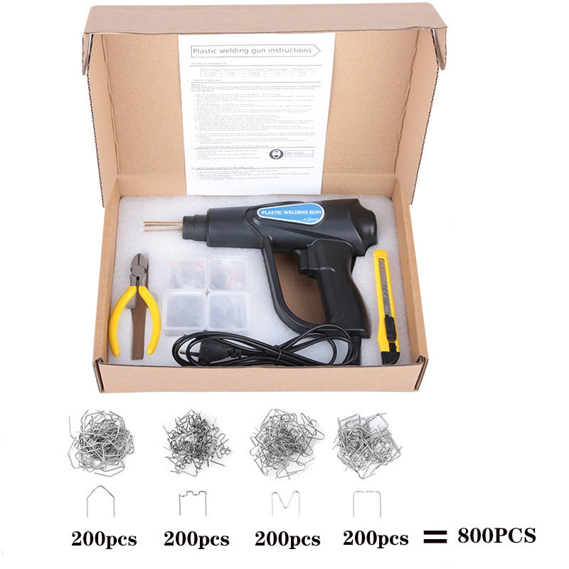 Car Bumper Repair Kit Garage Tools 70W Plastic Welder Machine Welding Gun Hot S image 1