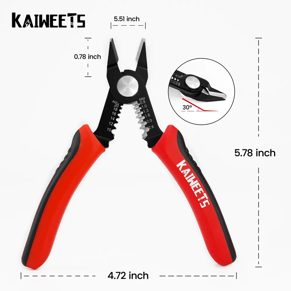 Multifunctional Wire Stripper Pliers Tools Automatic Stripping Cutter Cable Wir image 2