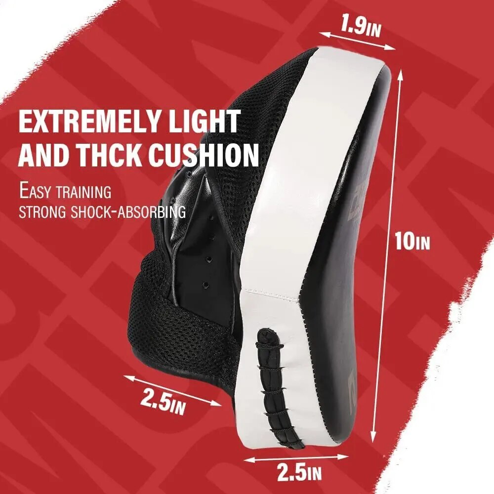 Lekaro Boxing Pu Kick Pad Muay Thai Sanda Foot Target High Elastic Training Blo image 8