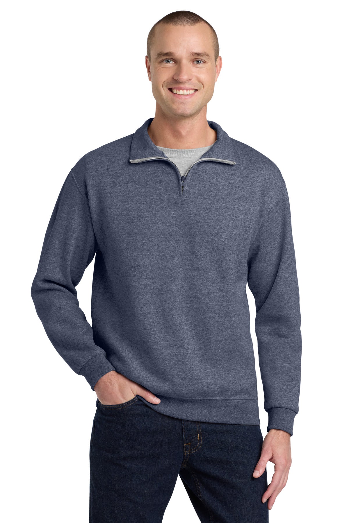 Jerzees? - NuBlend? 1/4-Zip Cadet Collar Sweatshirt. 995M