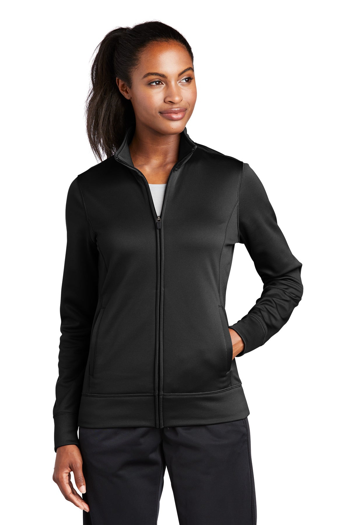 Sport-Tek? Women's Sport-Wick? Fleece Full-Zip Jacket. LST241