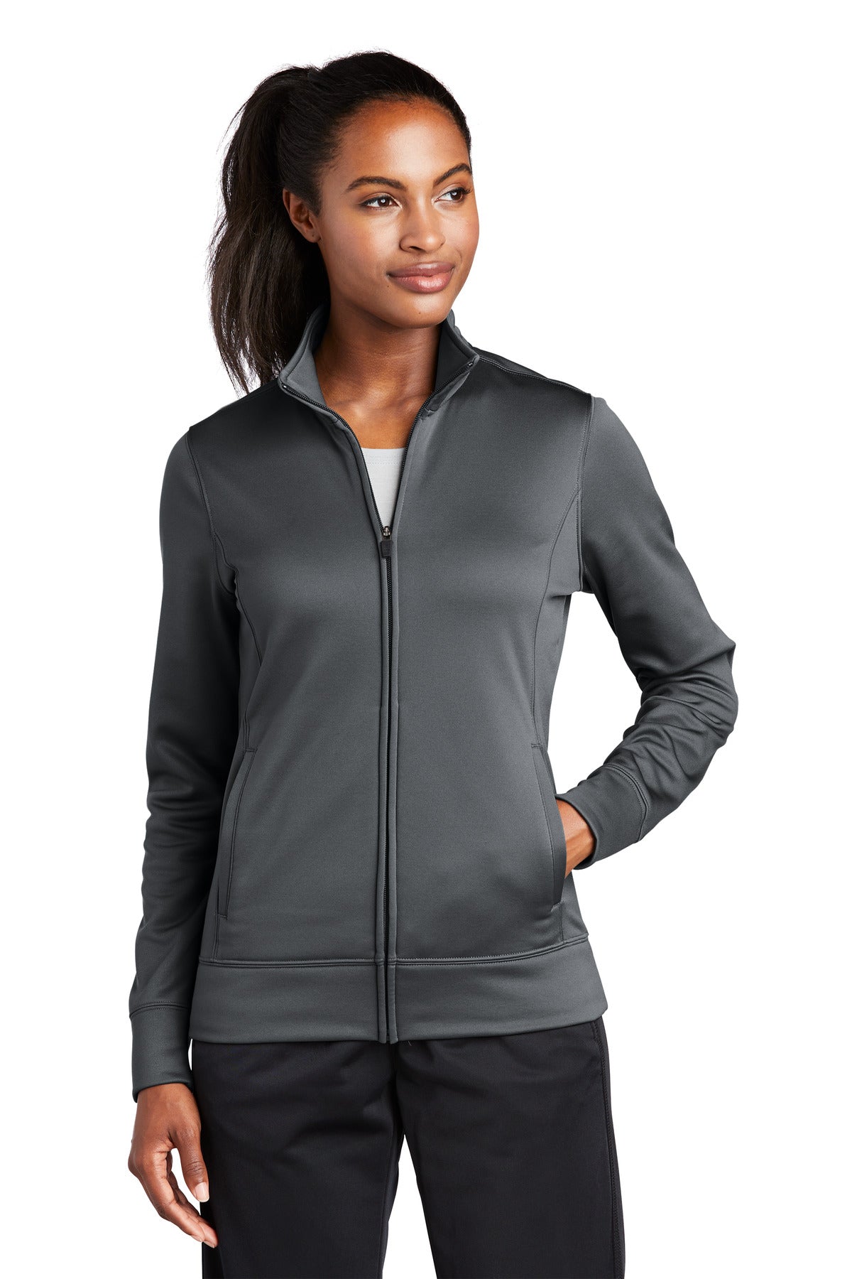 Sport-Tek? Women's Sport-Wick? Fleece Full-Zip Jacket. LST241
