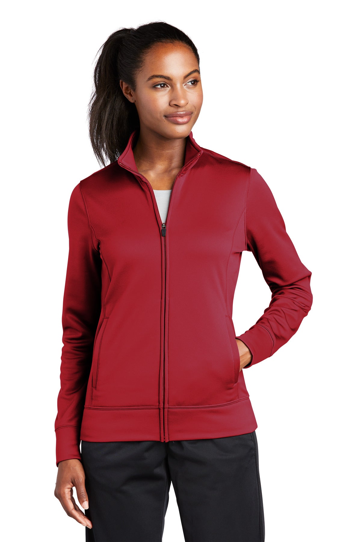 Sport-Tek? Women's Sport-Wick? Fleece Full-Zip Jacket. LST241