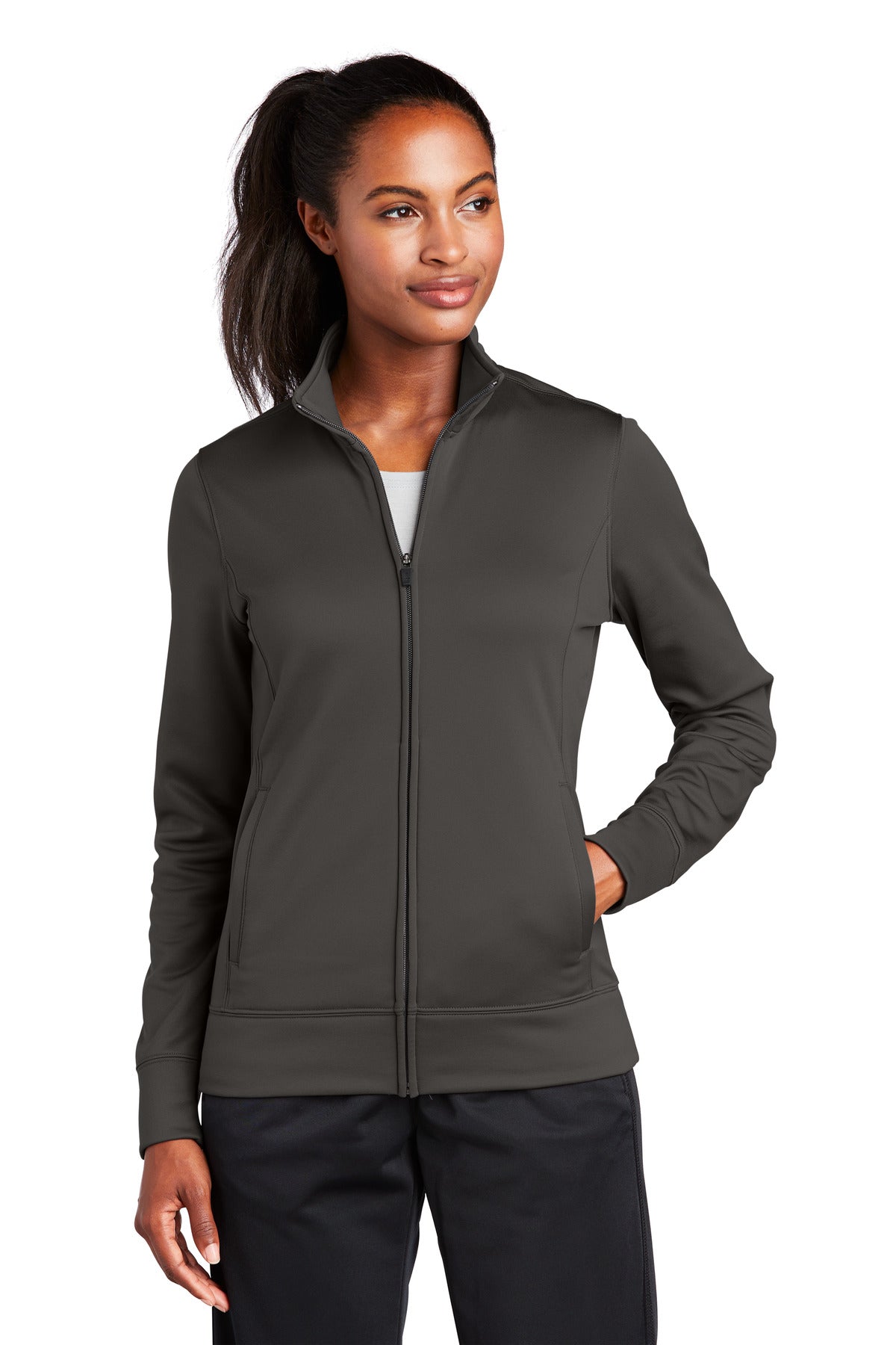 Sport-Tek? Women's Sport-Wick? Fleece Full-Zip Jacket. LST241
