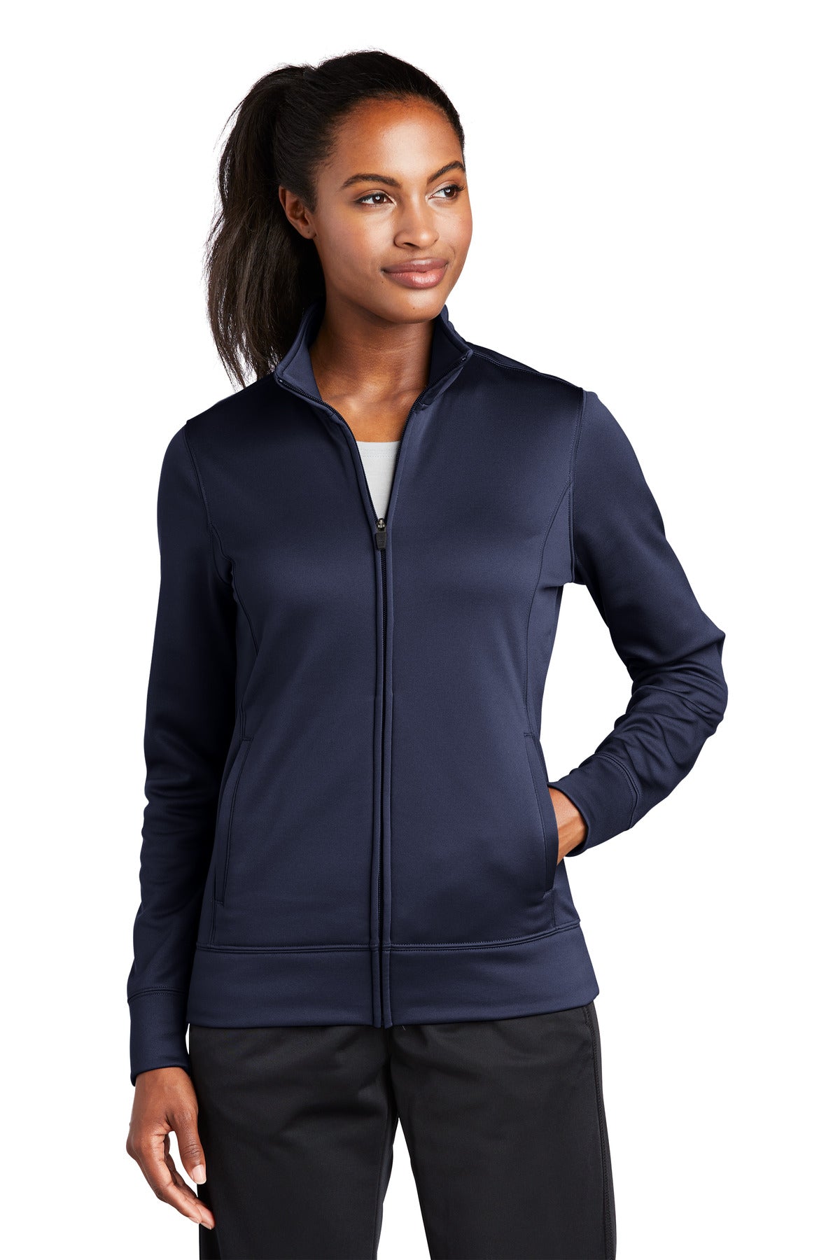 Sport-Tek? Women's Sport-Wick? Fleece Full-Zip Jacket. LST241