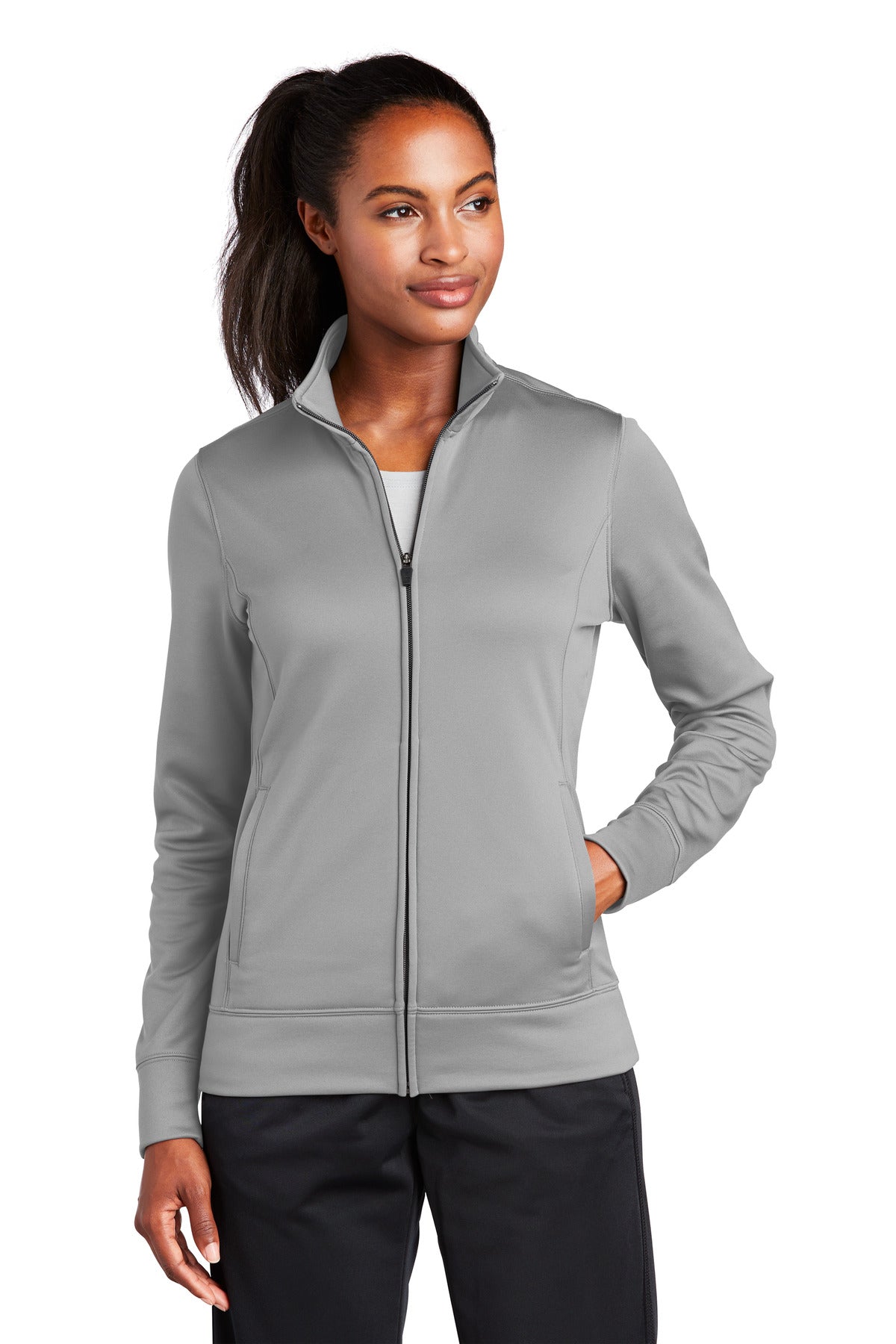 Sport-Tek? Women's Sport-Wick? Fleece Full-Zip Jacket. LST241