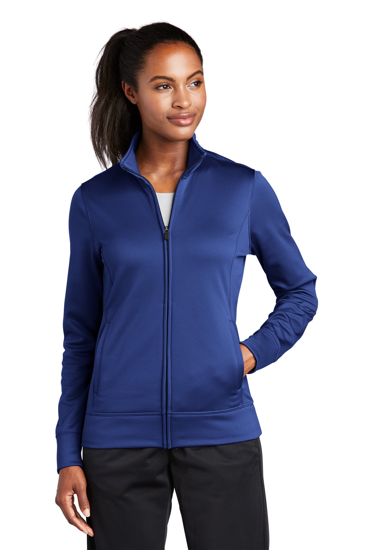 Sport-Tek? Women's Sport-Wick? Fleece Full-Zip Jacket. LST241
