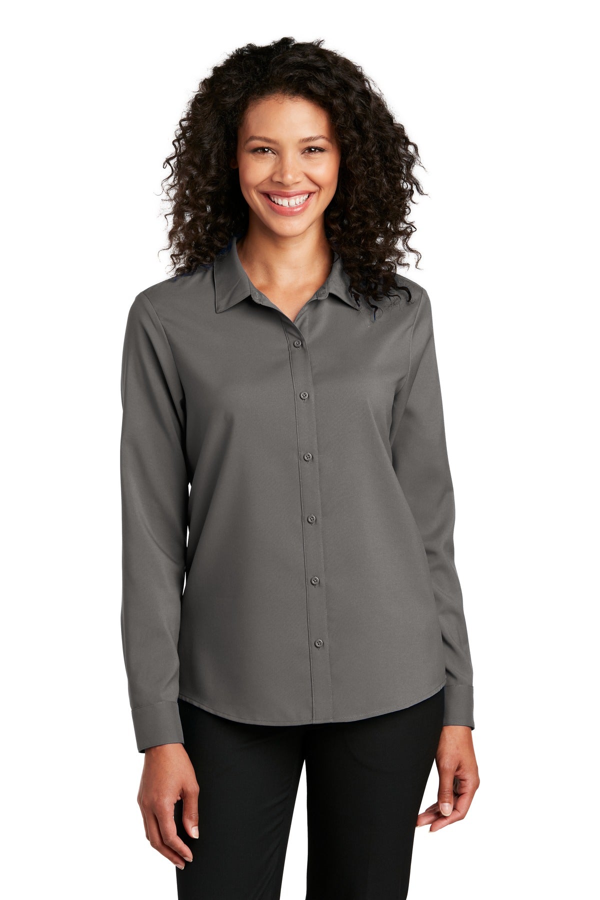 Port Authority? Women's Long Sleeve Performance Staff Shirt LW401