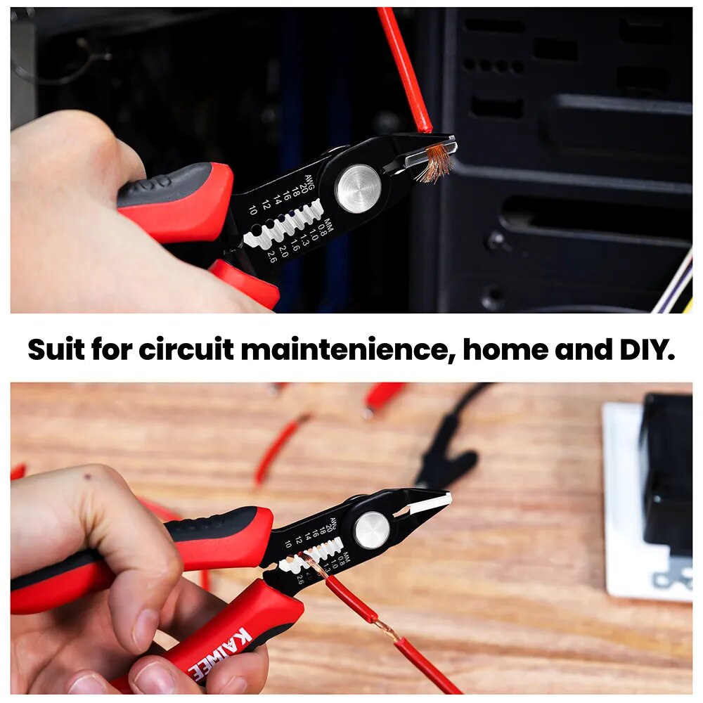 Multifunctional Wire Stripper Pliers Tools Automatic Stripping Cutter Cable Wir image 5