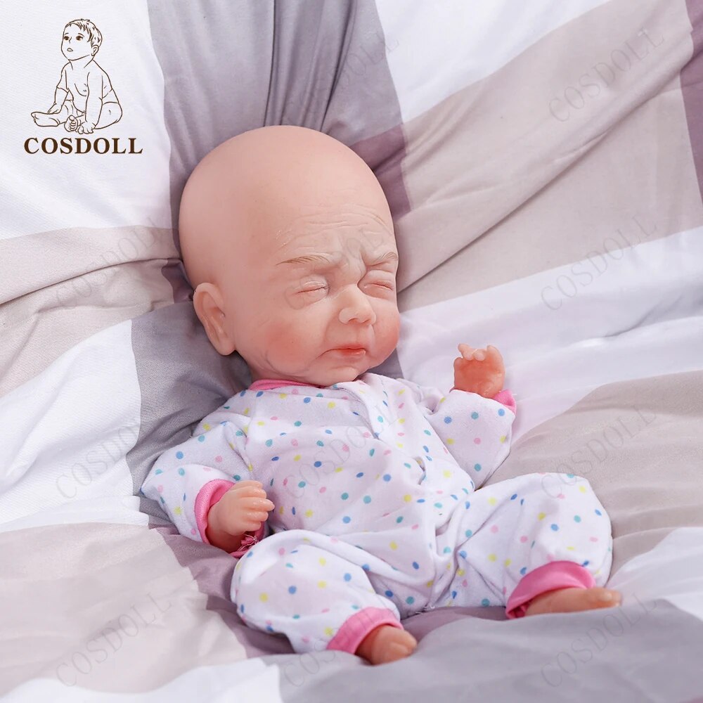 CSODOLL 37CM Reborn Dolls with Soft Body Realistic Boy Baby Doll Christmas Birt image 5