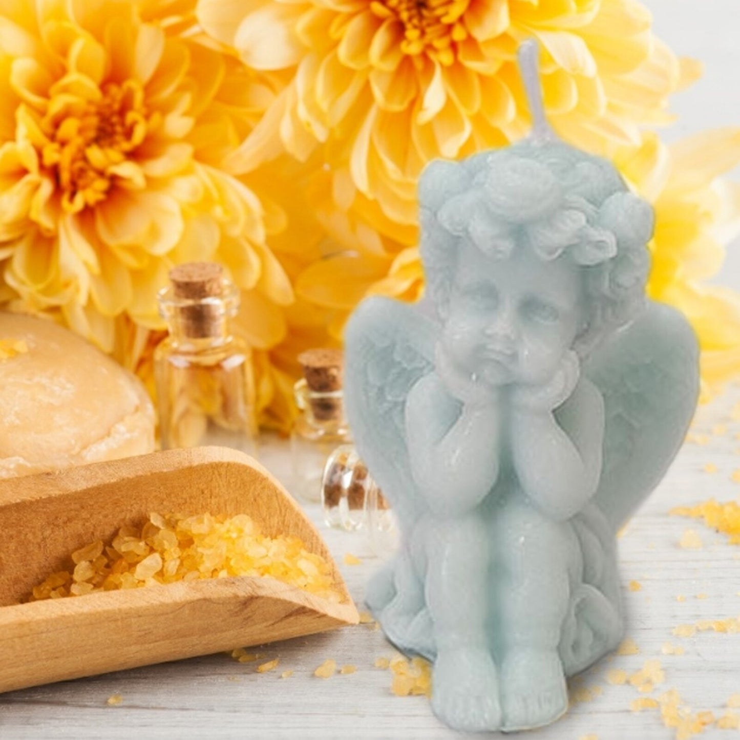 Art Candle 3D Little Angel Scented Candle Photo Props Banquet Birthday Party image 8