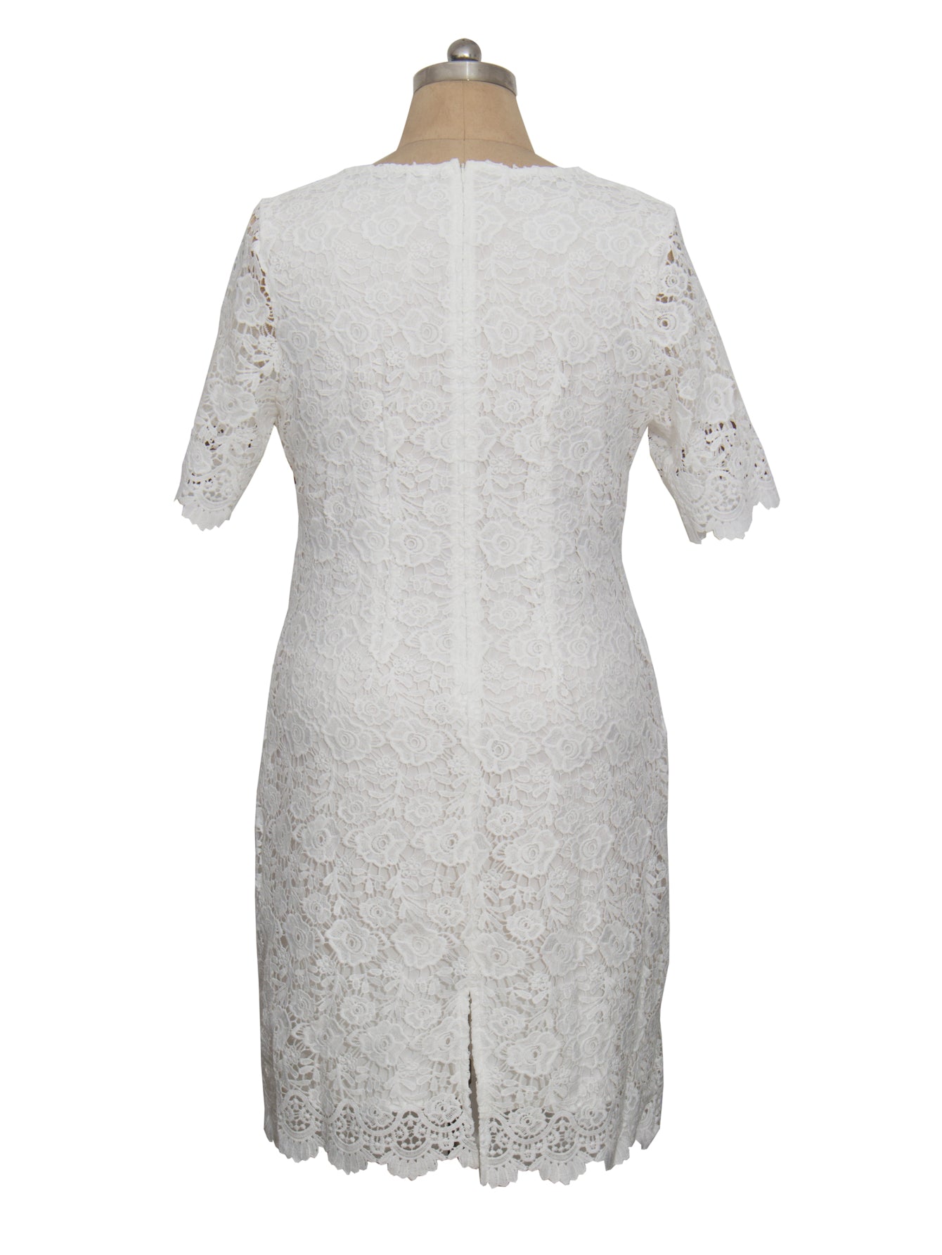 Plus Size Elegant Party Dresses White Woman Summer Embroidery Floral Wedding Gu image 2