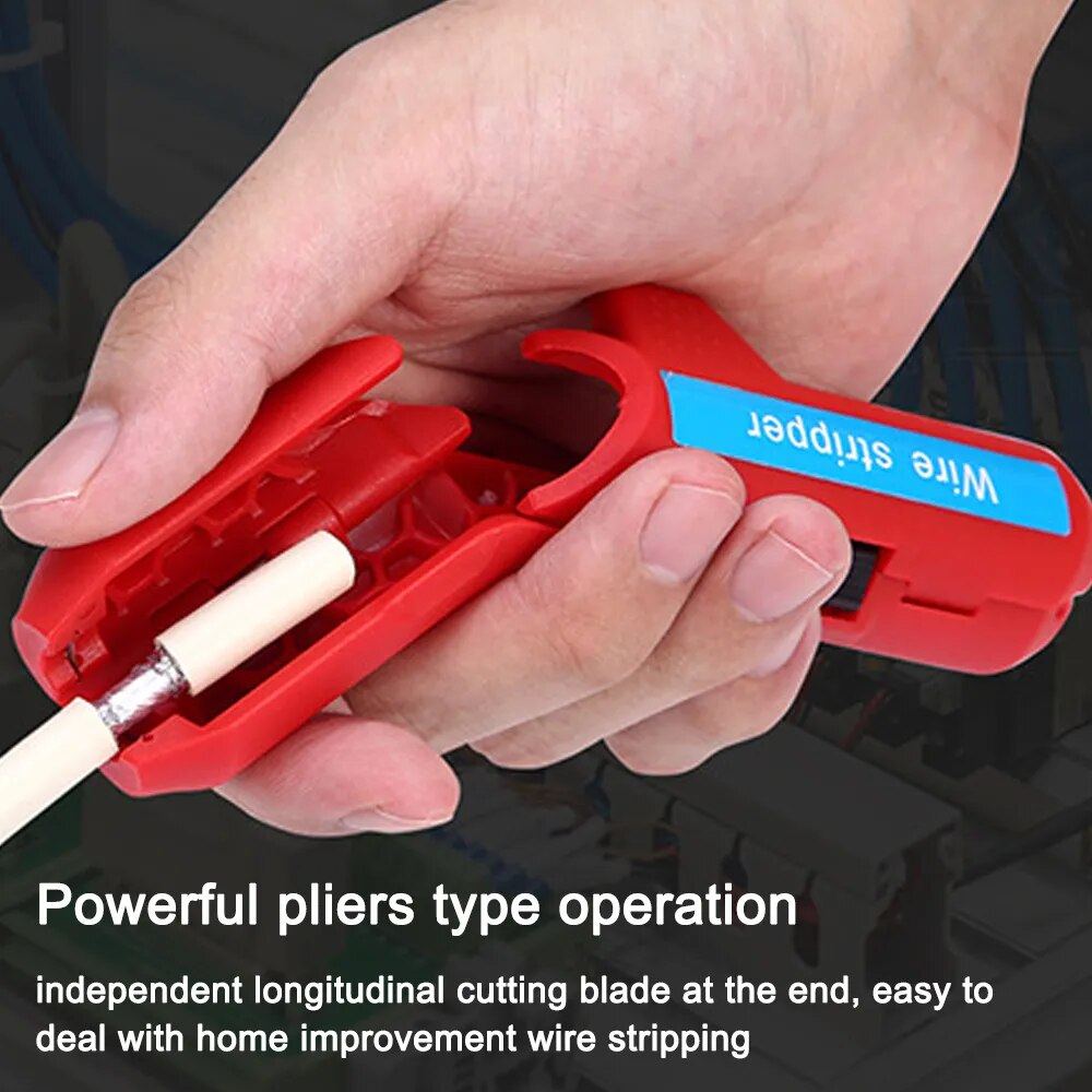 Mini Pocket Portable Wire Stripper Multifunctional Cable Wire Stripper Plier Ha image 4