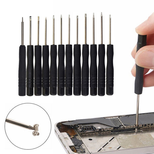 12pcs/Set Mini Multi-Function Magnetic Precision Screwdriver Set For Apple IPho image 0
