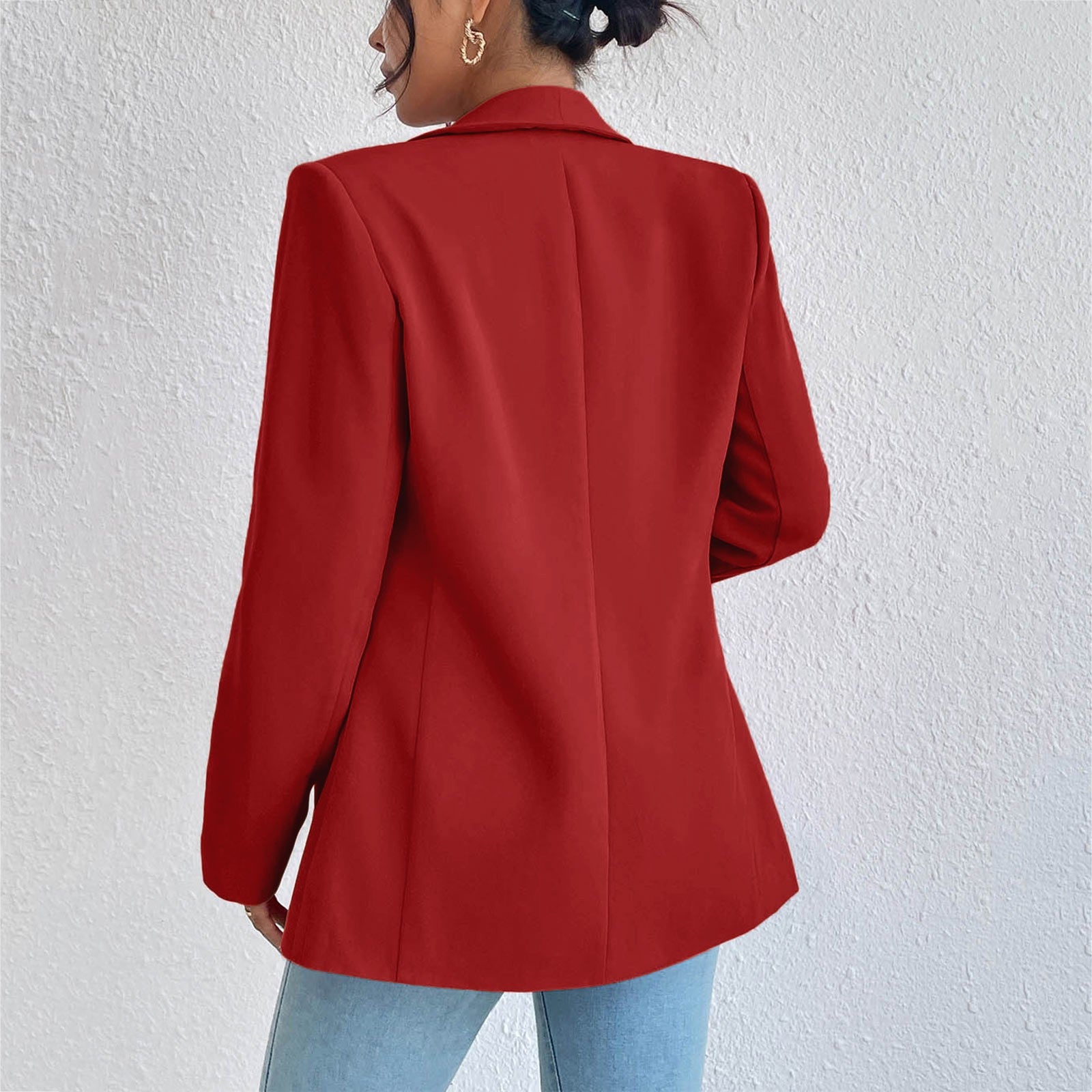 2023 Formal Blazers Lady Office Work Suit Jackets Fashion Oversized Coat Women image 5