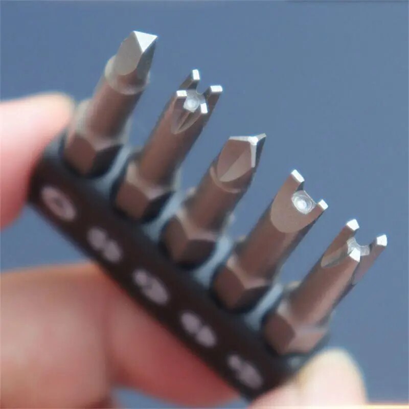 5Pcs Special-shaped Screwdriver Set 50mm U-shaped Y-Type Triangle Inner Cross T image 4
