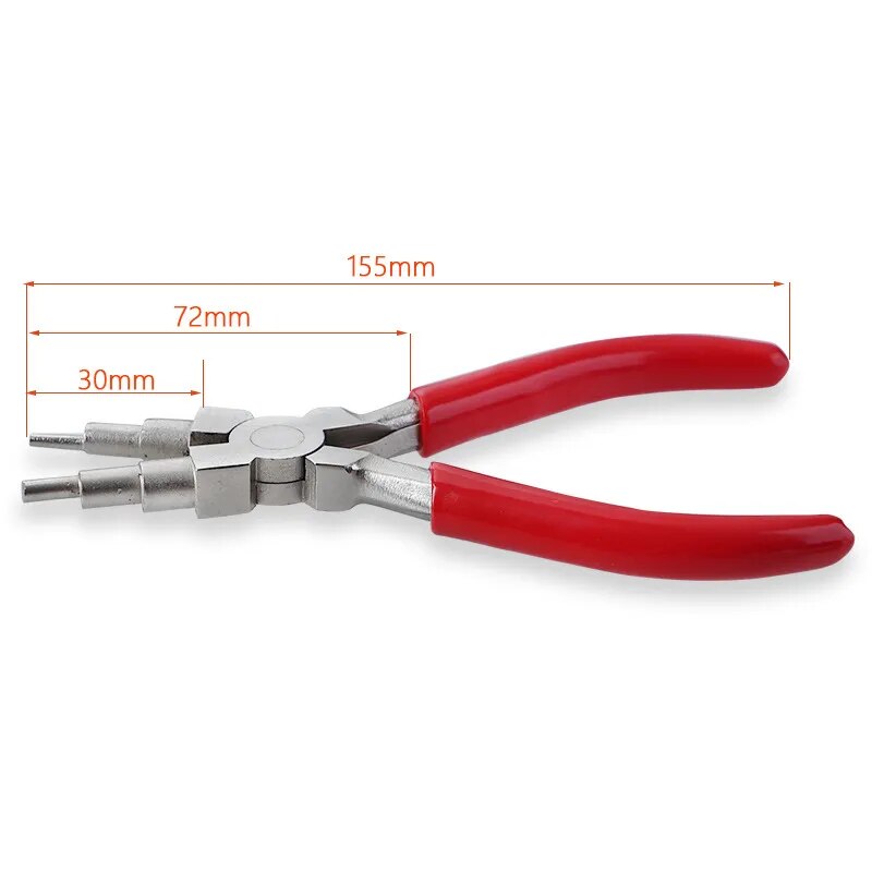 Mini Nylon Pliers Adjustable Diy Carbon Steel Clamp Pincers Jewelry Pliers Angl image 4