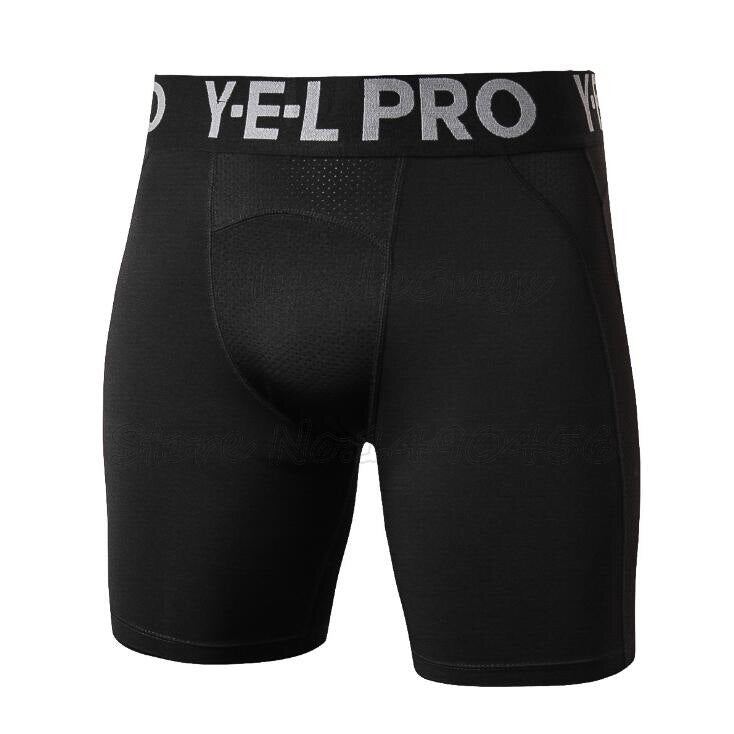 Men Compression Shorts Base Layer Thermal Skin Bermuda Shorts Gym Fitness Men Cossfit Bodybuilding Tight Shorts