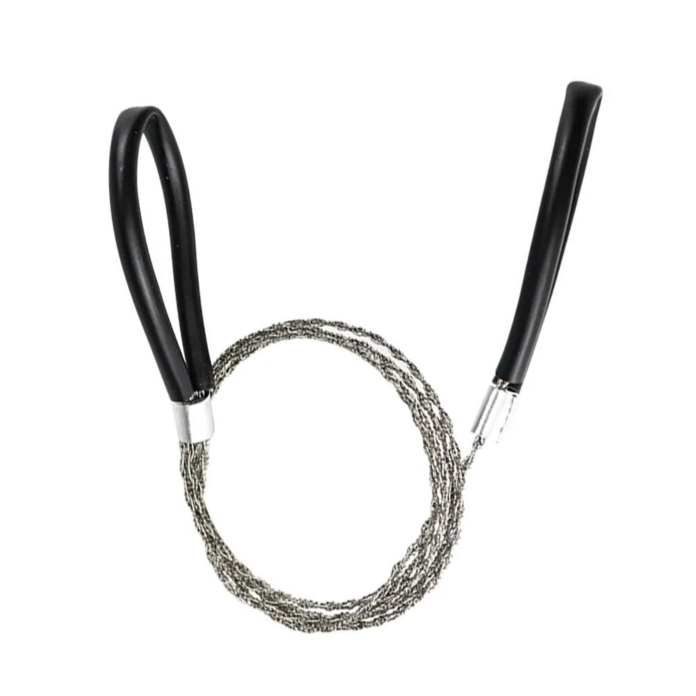 Pocket Wire Saw with Finger Handle Stainless Steel Outdoor Cutting Chain Saws image 0