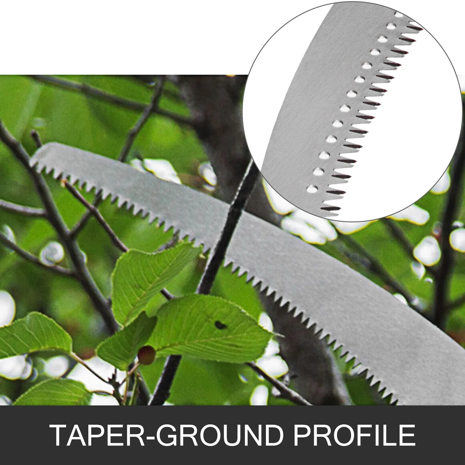 VEVOR Telescopic Pole Saw Reciprocating Hand Tools Pruner Aluminum Alloy High B image 5