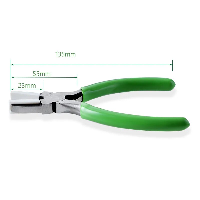 Mini Nylon Pliers Adjustable Diy Carbon Steel Clamp Pincers Jewelry Pliers Angl image 2