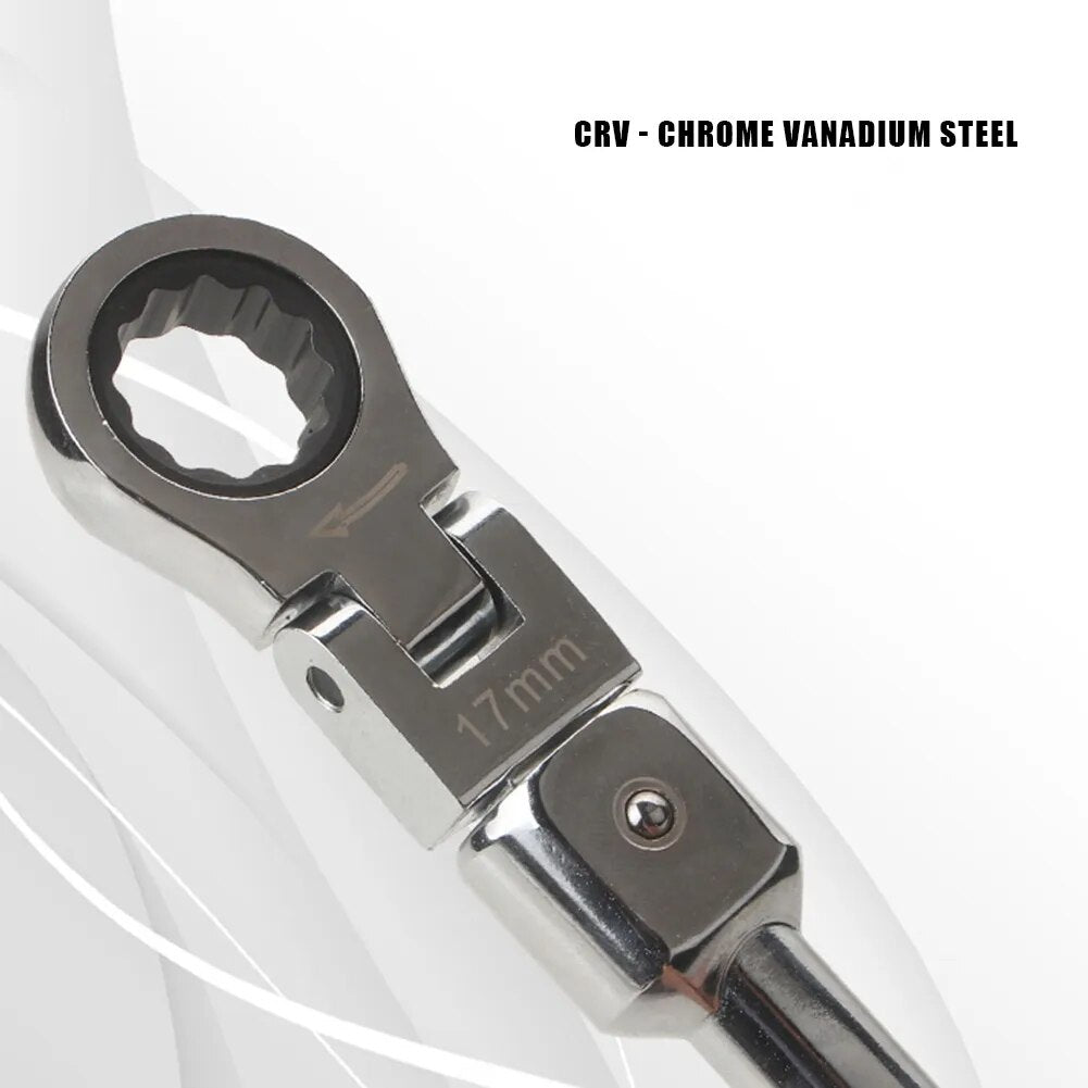 20pcs Torque Wrench Set Interchangeable Heads Flex Head Ratchet Wrench Set 8-19 image 3