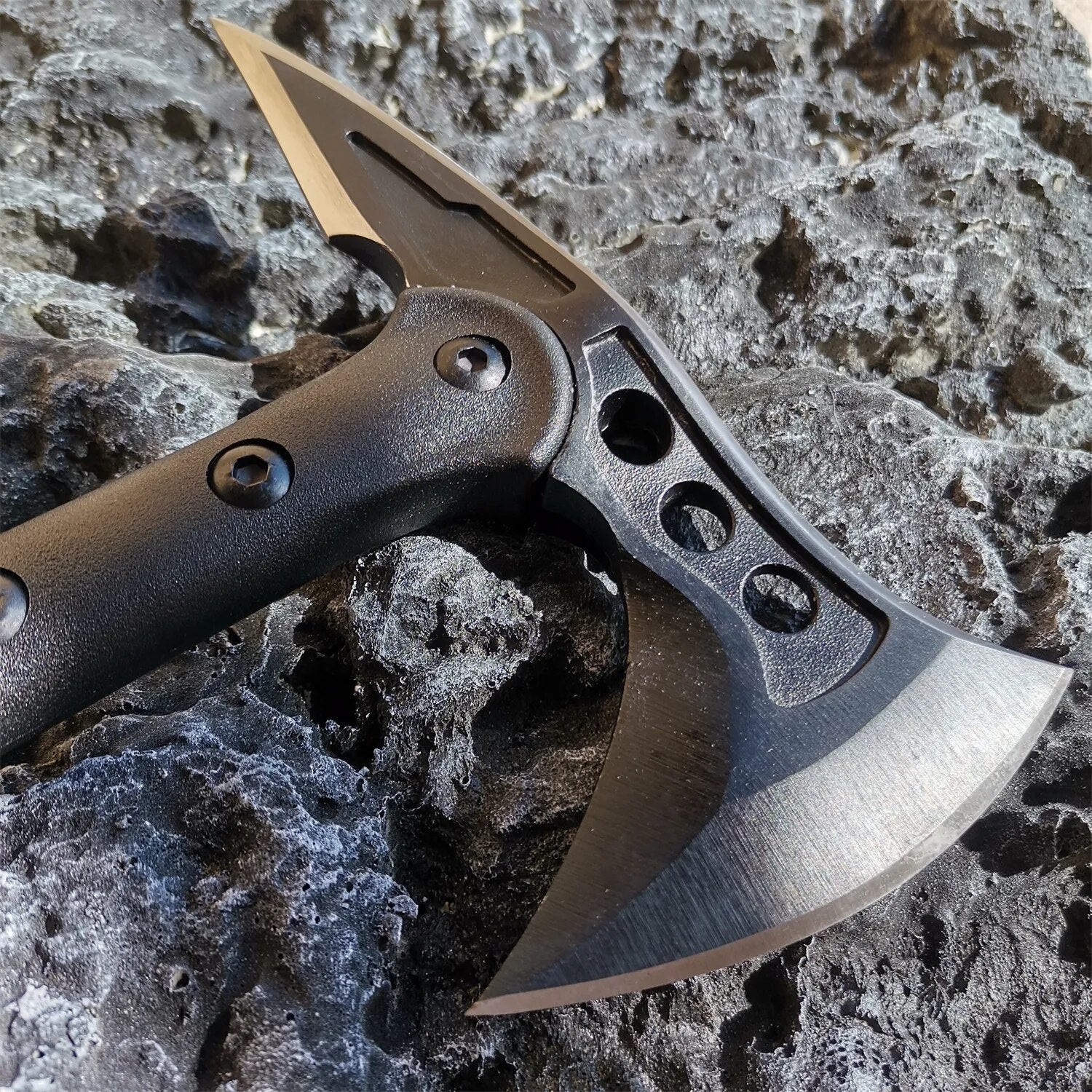 Survival Camping Axe Tactical Axe Multi Tool Kit Emergency Gear Outdoor Tourist image 2