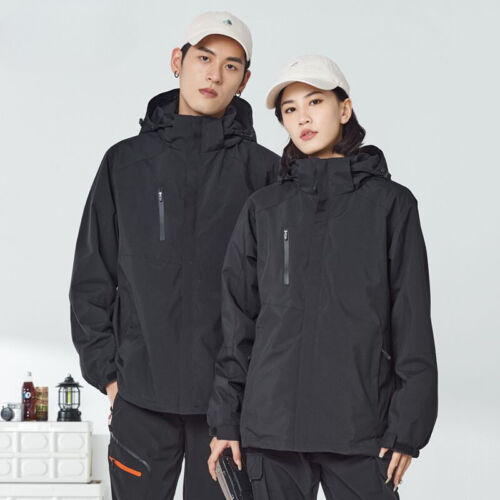 Hardshell Jacket 3-in-1 Men's and Women's Winter Two-piece Set Removab