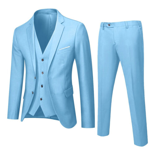 Men's Wedding Suit 2023 Groom Best-Man Groomsman Solid Formal Blazer P