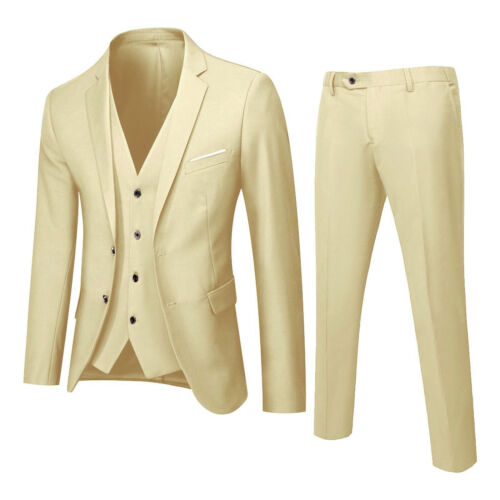 Men's Wedding Suit 2023 Groom Best-Man Groomsman Solid Formal Blazer P