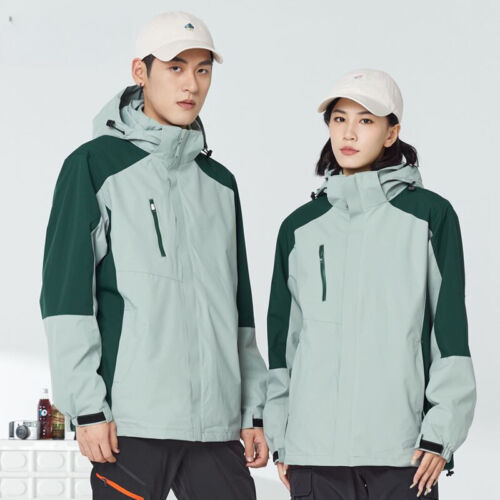 Hardshell Jacket 3-in-1 Men's and Women's Winter Two-piece Set Removab