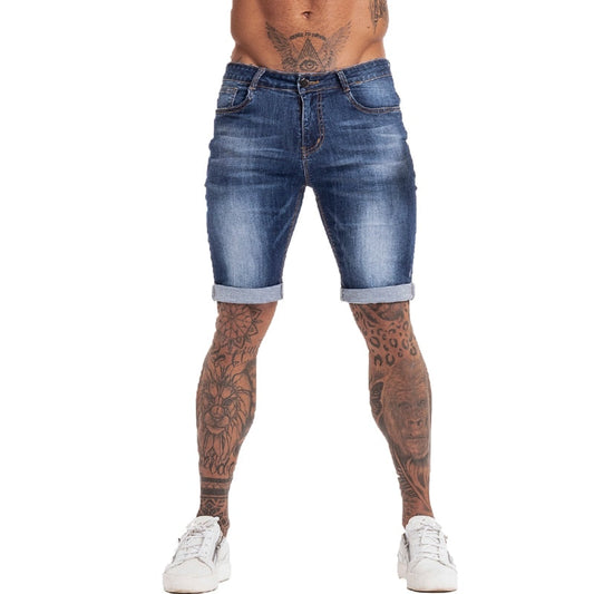 Mens Shorts Jeans Denim Shorts Black High Waist Ripped Summer Jeans Shorts for Men Brand Plus Size Casual Streetwear Dk03