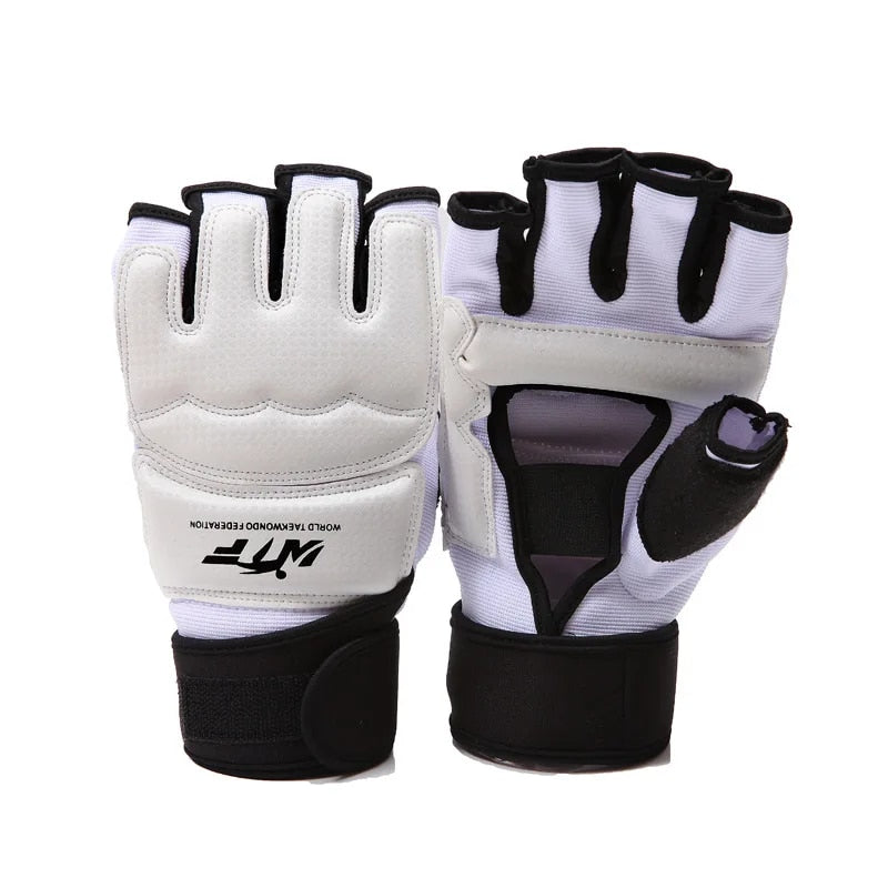 New Half Finger Boxing Gloves Taekwondo Gloves Foot Protector Karate Muay Thai image 1